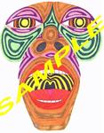 laugh, this imaginative and colorful drawing/poster is about human face when in a laughing mood